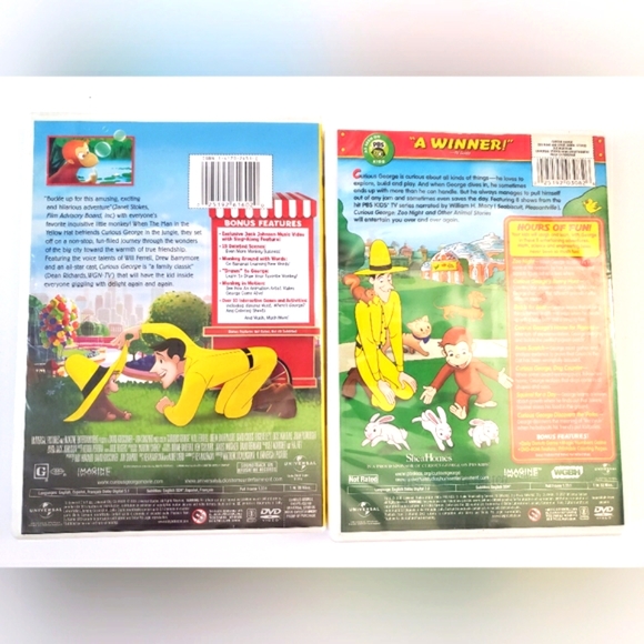 Curious George DVD Bundle Set!! - Picture 2 of 7